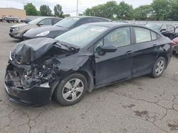Vehiculos salvage en venta de Copart Moraine, OH: 2018 Chevrolet Cruze LS