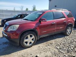 GMC salvage cars for sale: 2007 GMC Acadia SLT-2