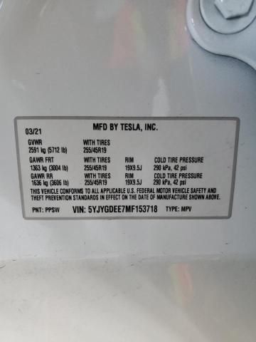 2021 Tesla Model Y