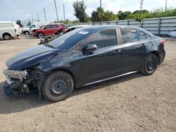 Vehiculos salvage en venta de Copart Miami, FL: 2021 Toyota Corolla LE