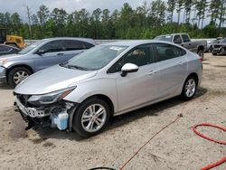 Chevrolet salvage cars for sale: 2017 Chevrolet Cruze LT