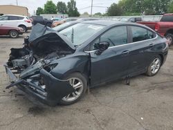 Vehiculos salvage en venta de Copart Moraine, OH: 2018 Chevrolet Cruze LT