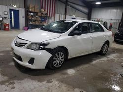 Salvage cars for sale from Copart West Mifflin, PA: 2013 Toyota Corolla Base