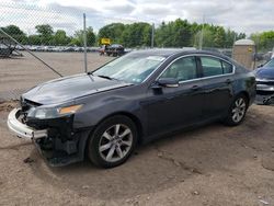 Acura TL Tech salvage cars for sale: 2013 Acura TL Tech