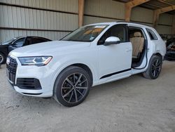 Salvage cars for sale from Copart Houston, TX: 2021 Audi Q7 Premium Plus