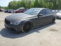 BMW 7 Series salvage cars for sale: 2016 BMW 750 XI