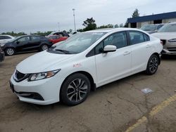 Honda salvage cars for sale: 2015 Honda Civic EX