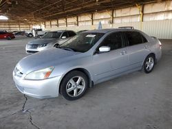 Honda salvage cars for sale: 2005 Honda Accord EX