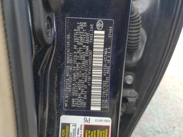 2012 Toyota Camry Base