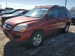 KIA Sportage salvage cars for sale: 2009 KIA Sportage LX