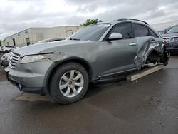 Infiniti FX35 salvage cars for sale: 2005 Infiniti FX35