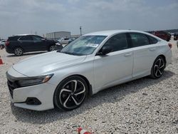 Vehiculos salvage en venta de Copart New Braunfels, TX: 2022 Honda Accord Sport