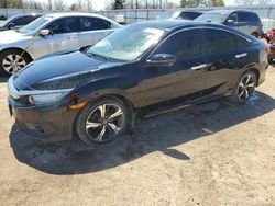 Salvage cars for sale from Copart Ontario Auction, ON: 2016 Honda Civic Touring