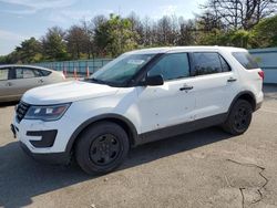 Salvage cars for sale from Copart Brookhaven, NY: 2017 Ford Explorer Police Interceptor