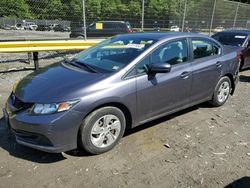 Salvage cars for sale from Copart Waldorf, MD: 2014 Honda Civic LX