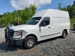 Salvage cars for sale from Copart West Mifflin, PA: 2017 Nissan NV 2500 S