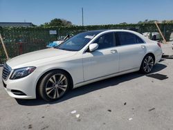 Salvage cars for sale from Copart Orlando, FL: 2015 Mercedes-Benz S 550 4matic