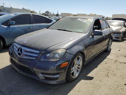 Mercedes-Benz c 250 salvage cars for sale: 2013 Mercedes-Benz C 250