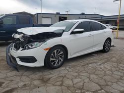 Honda salvage cars for sale: 2017 Honda Civic EX