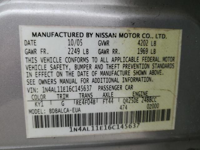 2006 Nissan Altima S