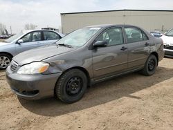 Salvage cars for sale from Copart Rocky View County, AB: 2007 Toyota Corolla CE