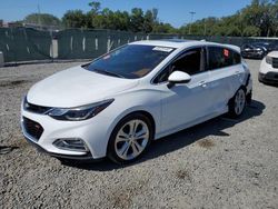 Chevrolet Vehiculos salvage en venta: 2017 Chevrolet Cruze Premier