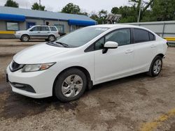 Honda salvage cars for sale: 2015 Honda Civic LX