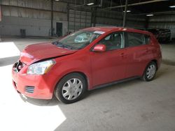 Pontiac salvage cars for sale: 2009 Pontiac Vibe