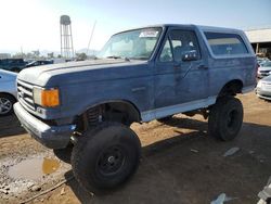 Ford Bronco salvage cars for sale: 1988 Ford Bronco U100