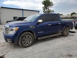 Salvage cars for sale from Copart Tulsa, OK: 2017 Nissan Titan SV