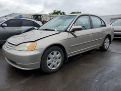 Honda Civic salvage cars for sale: 2002 Honda Civic EX