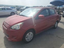 2015 Mitsubishi Mirage DE en venta en Grand Prairie, TX