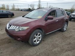Salvage cars for sale from Copart Montreal Est, QC: 2009 Nissan Murano S