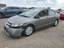 2007 Honda Civic Hybrid en venta en Kansas City, KS