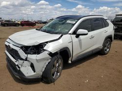 Toyota Rav4 salvage cars for sale: 2019 Toyota Rav4 Limited