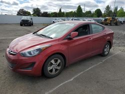 Salvage cars for sale from Copart Portland, OR: 2015 Hyundai Elantra SE