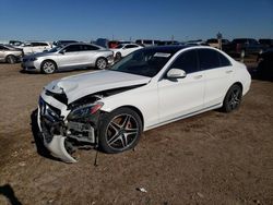 Salvage cars for sale from Copart Amarillo, TX: 2015 Mercedes-Benz C300