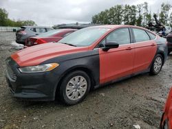 Salvage cars for sale from Copart Arlington, WA: 2013 Ford Fusion S