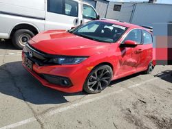 Salvage cars for sale from Copart Vallejo, CA: 2019 Honda Civic Sport