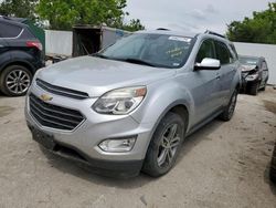 Chevrolet salvage cars for sale: 2016 Chevrolet Equinox LTZ