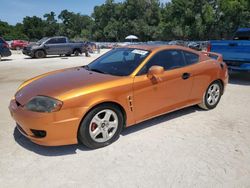 Vehiculos salvage en venta de Copart Ocala, FL: 2006 Hyundai Tiburon GT