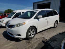 Toyota Sienna le salvage cars for sale: 2012 Toyota Sienna LE