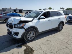 Salvage cars for sale from Copart Bakersfield, CA: 2017 KIA Sorento LX