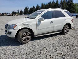 Mercedes-Benz ML 350 4matic salvage cars for sale: 2010 Mercedes-Benz ML 350 4matic