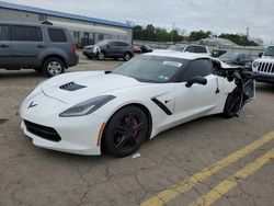 Chevrolet Corvette salvage cars for sale: 2017 Chevrolet Corvette Stingray 1LT