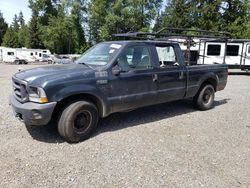 Salvage cars for sale from Copart Arlington, WA: 2004 Ford F350 SRW Super Duty