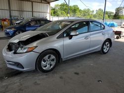 Honda salvage cars for sale: 2013 Honda Civic LX