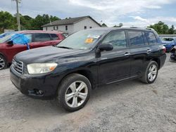 Salvage cars for sale from Copart York Haven, PA: 2008 Toyota Highlander Limited