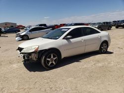 Salvage cars for sale from Copart Amarillo, TX: 2007 Pontiac G6 Value Leader