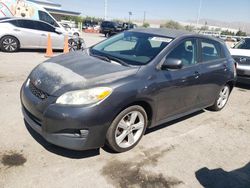 Salvage cars for sale from Copart Las Vegas, NV: 2010 Toyota Corolla Matrix S